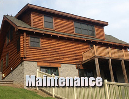  Oak City, North Carolina Log Home Maintenance